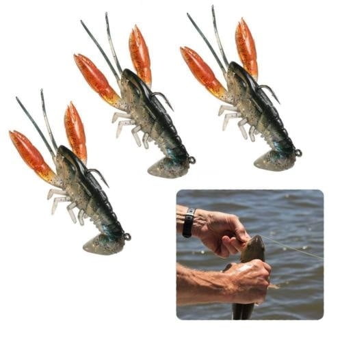 Fishing Bait Soft Artificial Lobster Lure Hook Crawfish Shrimp Swimbait Fishing Bait Soft Artificial Lobster Lure Hook Crawfish Shrimp Swimbait